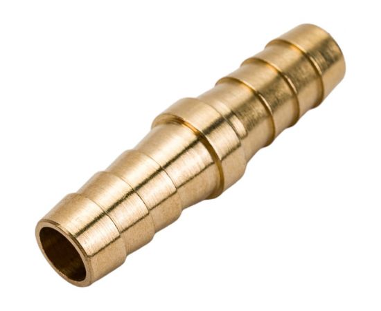 Переходник двухсторонний елочка 10 мм, латунь ECO AB-E10/E10 