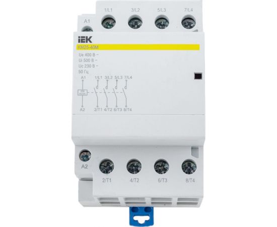 Модульный контактор IEK КМ25-40М AC/DC MKK21-25-40 