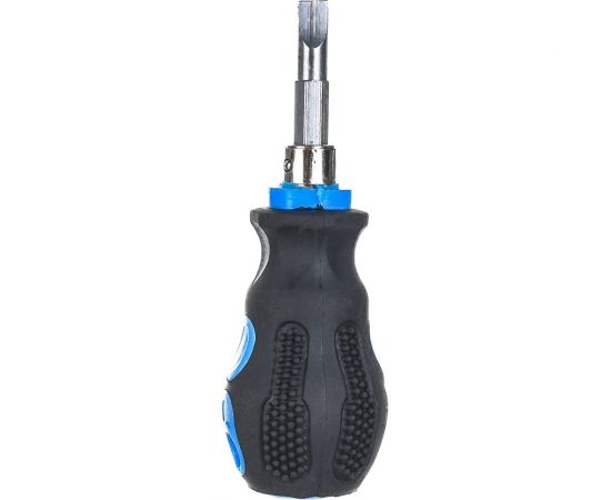 Комбинированная отвертка ТУНДРА 2 в 1 PH2 и SL6 х 38 мм, без магнита, 2К рукоятка 1858814 