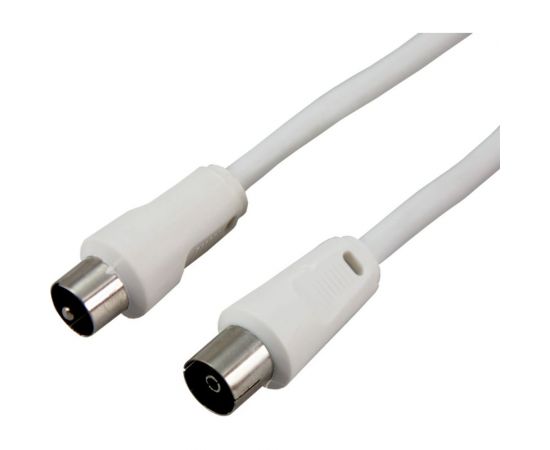 Шнур REXANT ТВ гнездо - ТВ штекер, длина 7 метров, белый 18-0006 