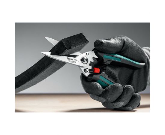 Многофункциональные прямые технические ножницы KRAFTOOL Alligator 200 мм 23201 – изображение 4