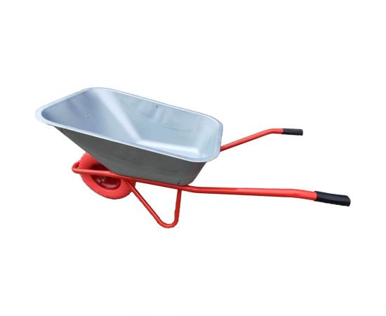 Строительная тачка SevenBerg 110 л, на одном литом ПУ колесе 4687203268442 – изображение 8