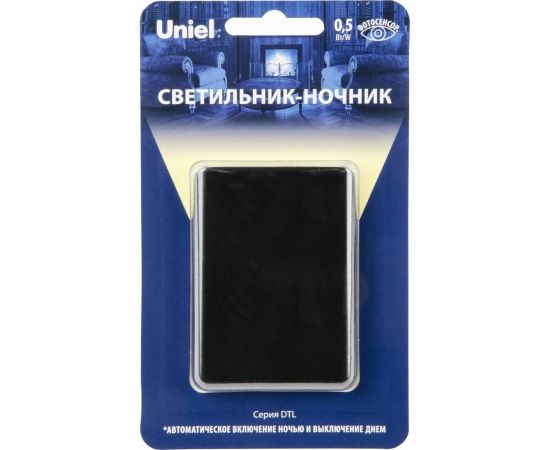 Светильник-ночник Uniel Прямоугольник Black Sensor DTL-320 UL-00007222 – изображение 5