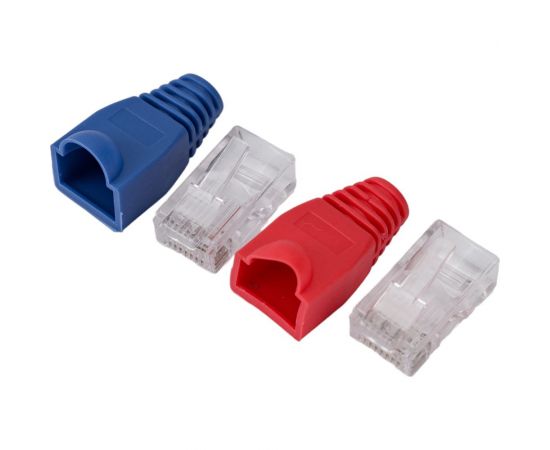 Набор Pro Legend Джек RJ-45 8P8C CAT 5e - 4 шт. Колпачок RJ-45 - 4 шт. разноцв. PL1273 – изображение 5
