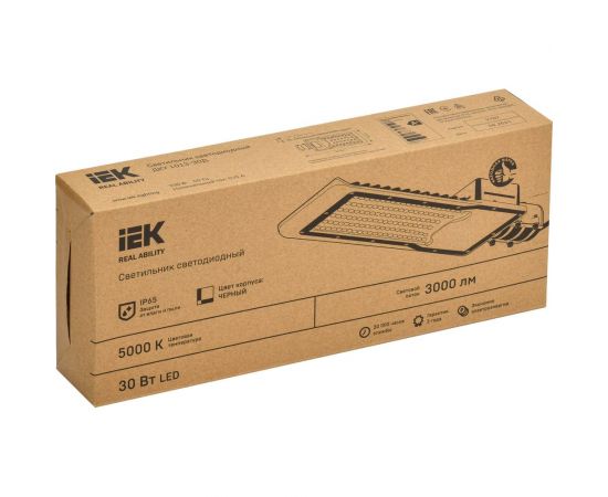 Светильник IEK LED ДКУ 1013-30Д 5000К, IP65 LDKU1-1013-030-5000-K03 – изображение 3