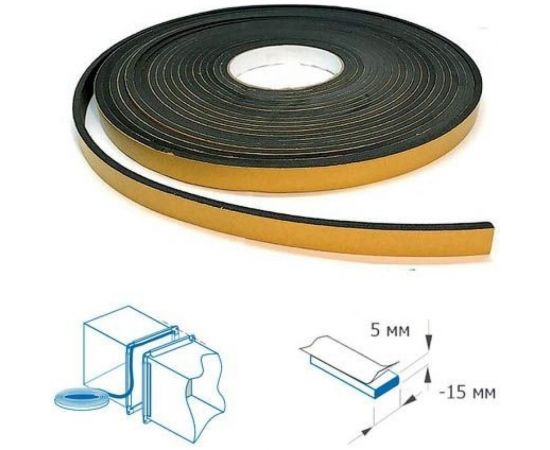 Межфланцевая уплотнительная лента STARFIX 5x15 мм, 10 м SM-63131-1 – изображение 2