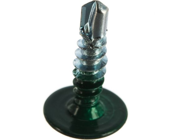 Прессшайба Качественный КРЕПЕЖ 4.2х16 мм, зеленый мох RAL 6005, сверло, 250 шт 0300211 КЧ – изображение 5