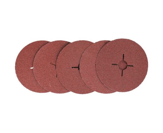 Круг шлифовальный фибровый 125 мм, Р60, 5 шт On 19-05-057 – изображение 3