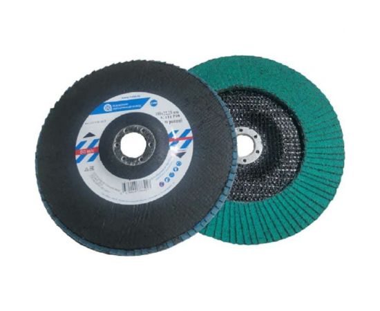 Круг лепестковый торцевой (180х22.23 мм; цирконий; P40) ОАО Волжский абразивный завод Н0156512 – изображение 2