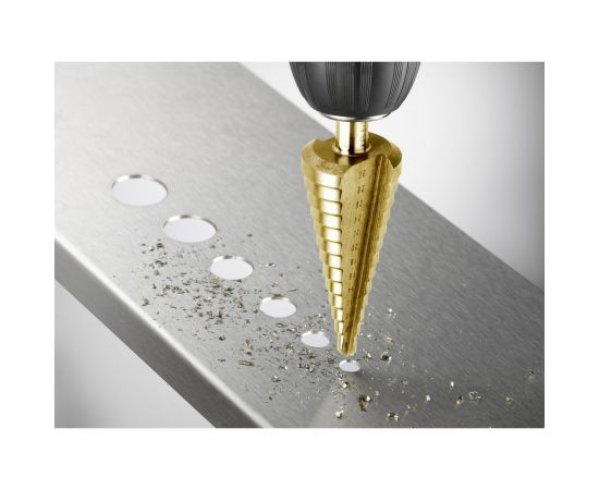 Набор ступенчатых сверл, 3 предмета kwb 525890 – изображение 2