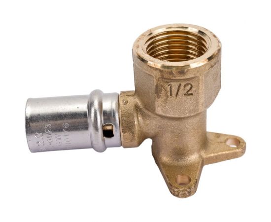 Настенный короткий угольник с креплением STOUT 1/2х16 SFP-0018-001216 – изображение 4