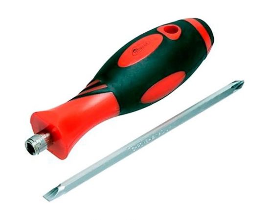 Комбинированная отвертка РемоКолор двухкомпонентная рукоятка SL6 * PH2 33-0-001 – изображение 2