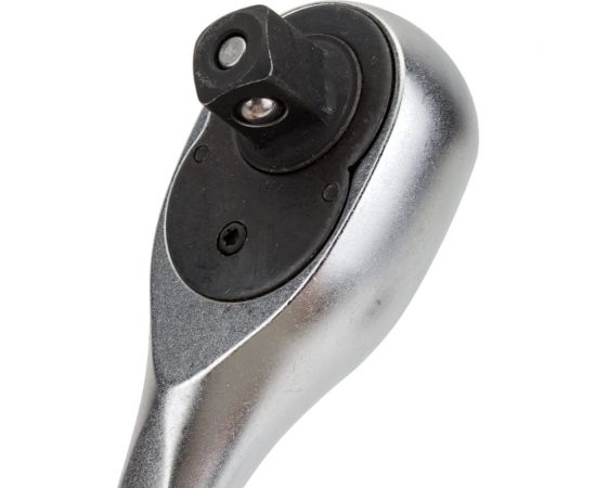 Реверсивная трещотка Forcekraft с прорезиненной ручкой, 1/2, L-250мм, 72зуб FK-80724 51424 – изображение 3