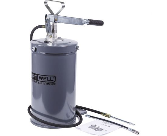 Нагнетатель солидола с ручным приводом KraftWell 16 л KRW1797 – изображение 2