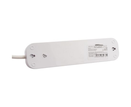 Удлинитель UNIVersal s-304а пвс 3/1,5 4гн. с заземлением, с выключателем, длина 7м (еврослот) 1736 – изображение 3