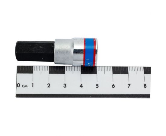 Торцевая насадка (бита) 3/8"", HEX, 12мм, 50мм KING TONY 302512 – изображение 2