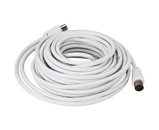 Шнур REXANT ТВ гнездо - ТВ штекер, длина 7 метров, белый 18-0006 – изображение 6