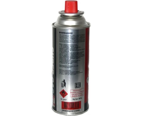 Баллон газовый набор 12 шт, всесезонный, цанговый для портативных газовых приборов SUPER GAS 2711139712 – изображение 3