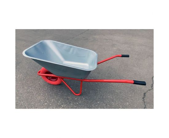 Строительная тачка SevenBerg 110 л, на одном литом ПУ колесе 4687203268442 – изображение 5