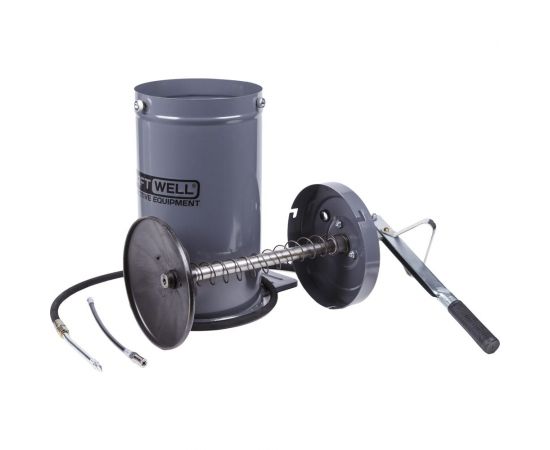 Нагнетатель солидола с ручным приводом KraftWell 16 л KRW1797 – изображение 5