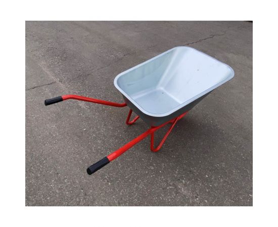 Строительная тачка SevenBerg 110 л, на одном литом ПУ колесе 4687203268442 – изображение 3