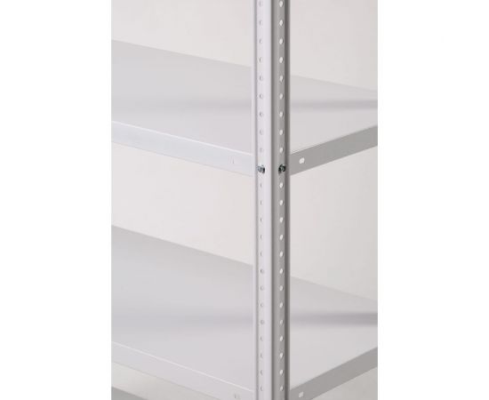 Стеллаж ООО ФУРАМА СТФУ 2500x1100x300 мм, 8 полок, серый СТФУ251130-8 – изображение 5