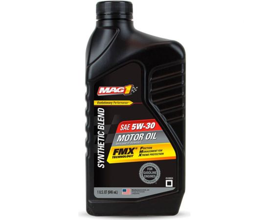 Полусинтетическое моторное масло MAG1 5W-30 Synthetic Blend, 946 мл MAG61652 