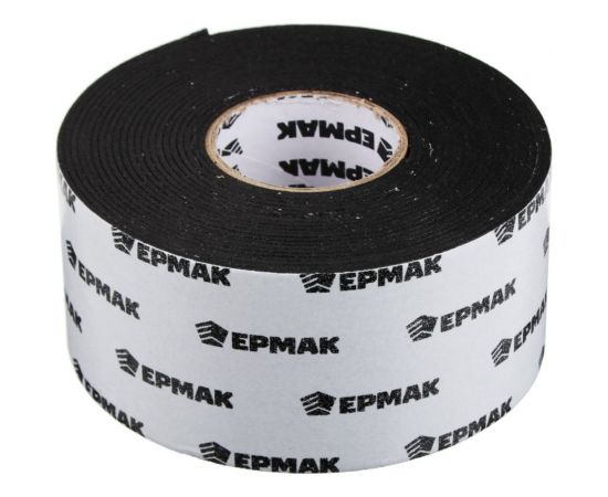 Монтажная 2-х сторонняя клеящая лента ЕРМАК для АВТО, 50 мм x 5 м, черная 472-025 
