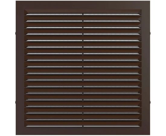 Решетка вентиляционная вытяжная 1919С (194x194 мм; АБС; коричневая) ERA 86-678 