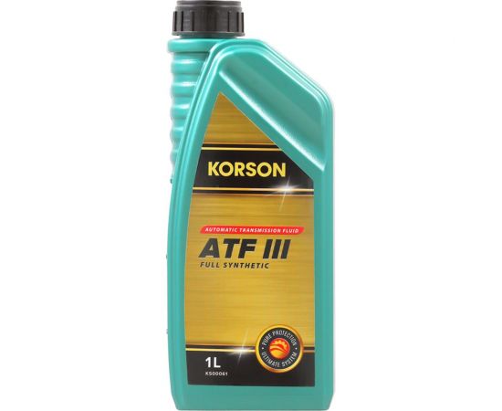 Трансмиссионное масло KORSON ATF III синтетическое, 1 л KS00061 