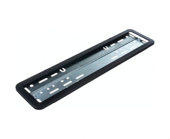 Металлическая рамка номерного знака, с металлическим адаптером в сборе, черная DolleX SPL-21 