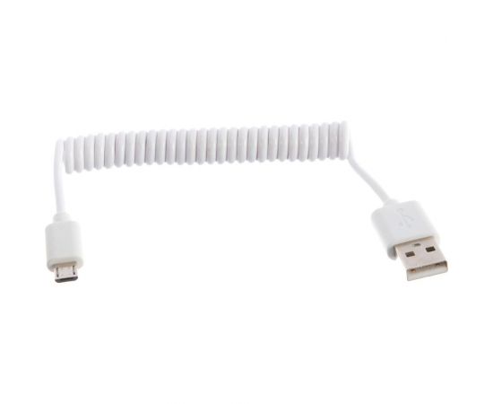 Универсальный кабель REXANT USB microUSB шнур витой 1,5М белый 18-4301 