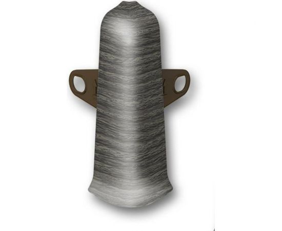 Наружный угол для плинтуса DECONIKA (55 мм; 352 каштан серый; 2 шт.) Д-П55-Нк-Ф2 352 КШТ СЕР 