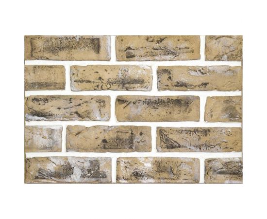 Гипсовая плитка КАСАВАГА упаковка 30 шт. Старый кирпич СК 150 