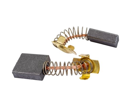 Комплект угольных щеток для электроинструмента Crown (пружина, пятак-уши), 6x16x18 мм, 2 шт COFRA SDC-34645 