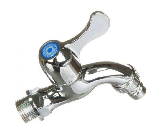 Пластиковый водоразборный кран Terma хром 66453 