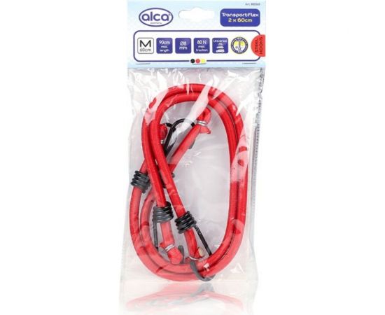 Резинки для багажа Alca 2 шт х 60 см красные 882060 