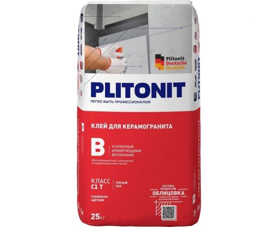 Клей для плитки PLITONIT В-25 25 кг 7440 