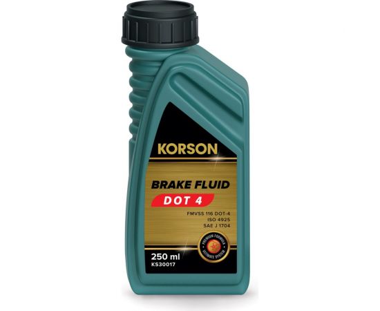Тормозная жидкость KORSON DOT 4 250 мл KS30017 