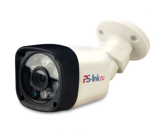 Уличная AHD камера видеонаблюдения PS-link AHD202 в пластиковом корпусе 4068 