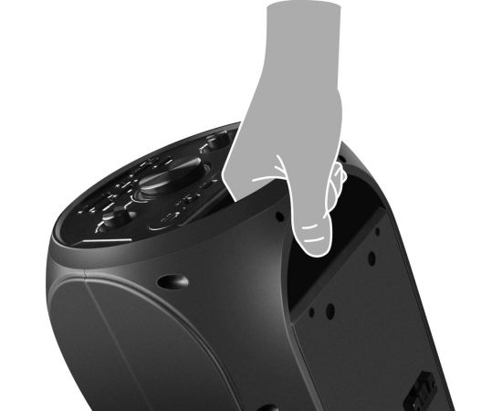 Портативная колонка SVEN АС PS-750 черная, 80 Вт, TWS, Bluetooth, FM, USB, microSD, LED-дисплей, 4400 мА*ч SV-019617 – изображение 5