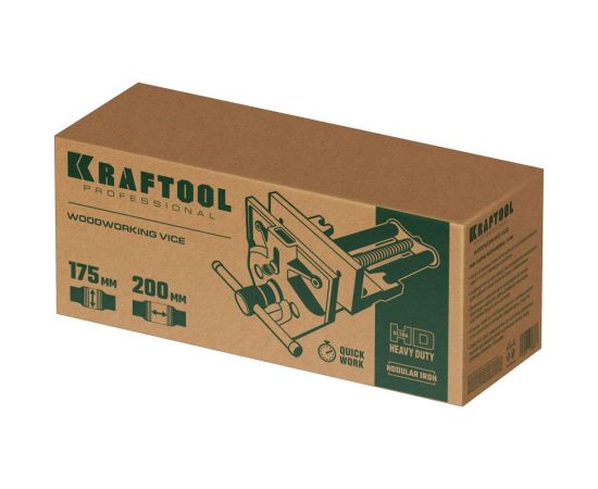 Столярные быстрозажимные тиски KRAFTOOL 175 мм 32719-175 – изображение 5