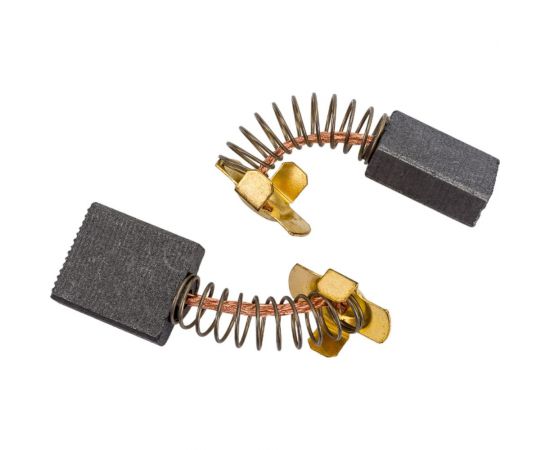 Комплект угольных щеток для электроинструмента Crown (пружина, пятак-уши), 6x16x18 мм, 2 шт COFRA SDC-34645 – изображение 5