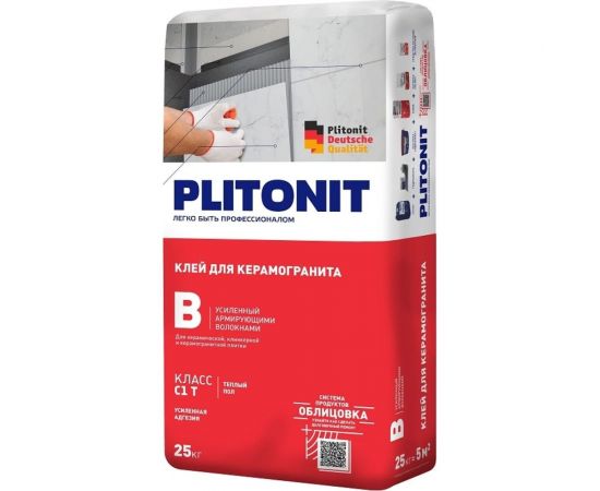 Клей для плитки PLITONIT В-25 25 кг 7440 – изображение 3