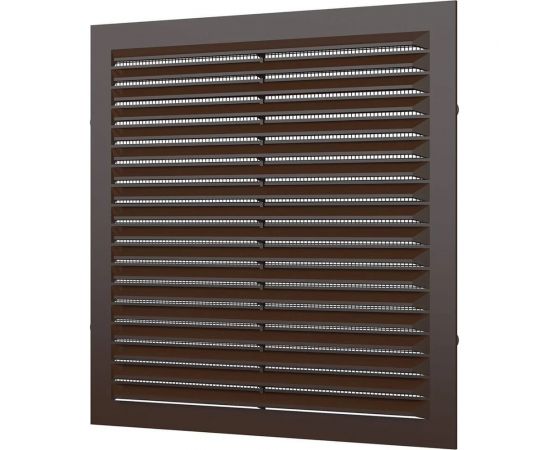 Решетка вентиляционная вытяжная 1919С (194x194 мм; АБС; коричневая) ERA 86-678 – изображение 4