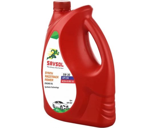 Моторное масло SAVSOL SSR POWER синтетическое, 5W-30, ACEA А5/В5-16, API SL/CF, 4 л SRP-004 – изображение 3