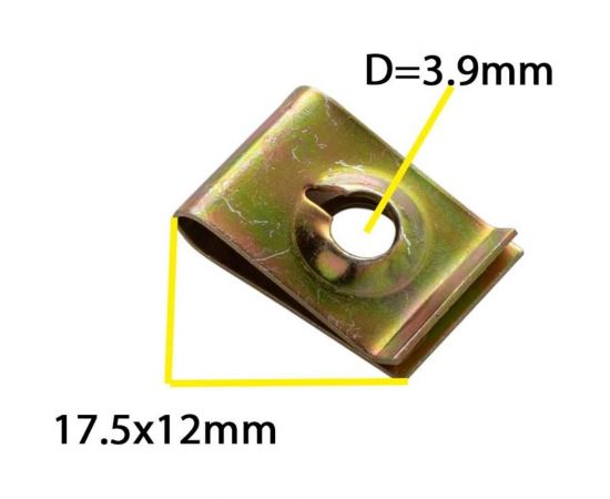 Автокрепеж металлический 10 шт Крепавто M2099 – изображение 2