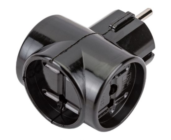 Тройник TDM 3х2П 16А 250B ЕВРО Ретро карболит SQ1806-0101 – изображение 6