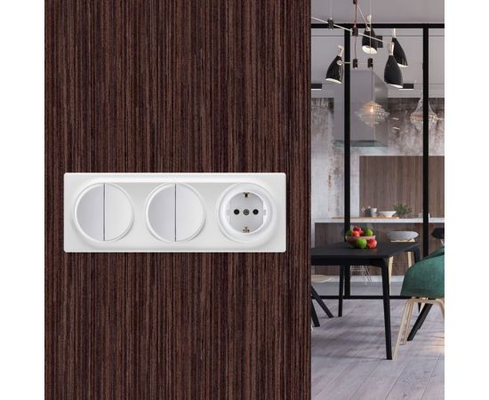 Тройная рамка OneKeyElectro, цвет белый 1E52301300 2172784 – изображение 4