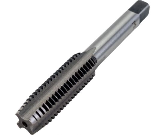 Набор CNIC из 7 штук метчиков М3-М12 9ХС + вороток ре 8 позиций SS008-3 65514 – изображение 7